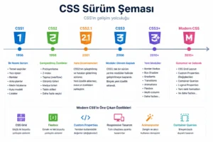 CSS versiyon çizelgesi