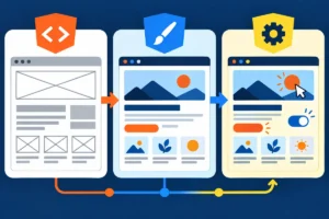 HTML, CSS ve JavaScript'in web sayfasındaki görevleri