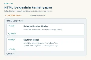 HTML belge şeması